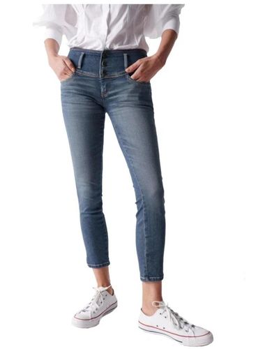 Salsa Jeans Cropped Jeans - Blue