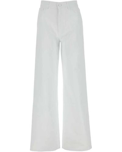 Raf Simons Trousers > wide trousers - Blanc