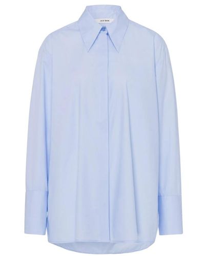 IVY & OAK Klische bluse mit kragen - Blau