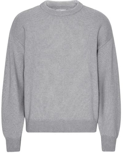 COLORFUL STANDARD Heather grey merino wool crew sweater - Grau