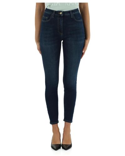 Elisabetta Franchi Jeans > skinny jeans - Bleu