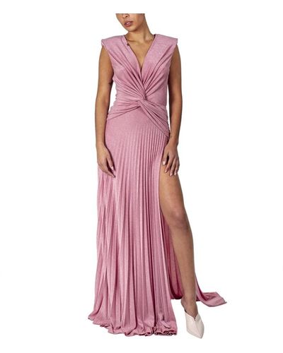 Elisabetta Franchi Maxi dresses - Pink