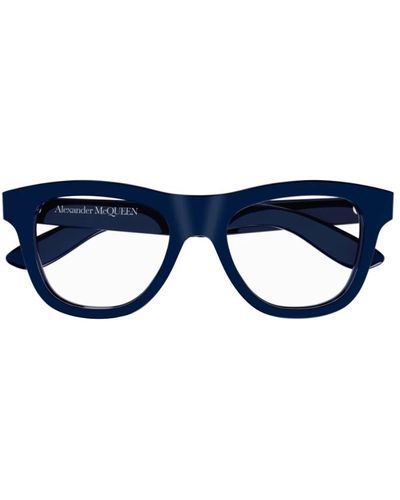Alexander McQueen Glasses - Blue