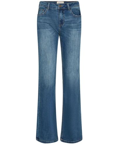 Freequent Boot-Cut Jeans - Blue