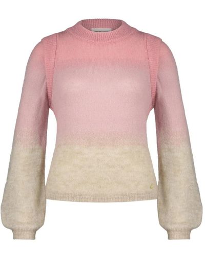 FABIENNE CHAPOT Bunter pullover mit verlauf - Pink