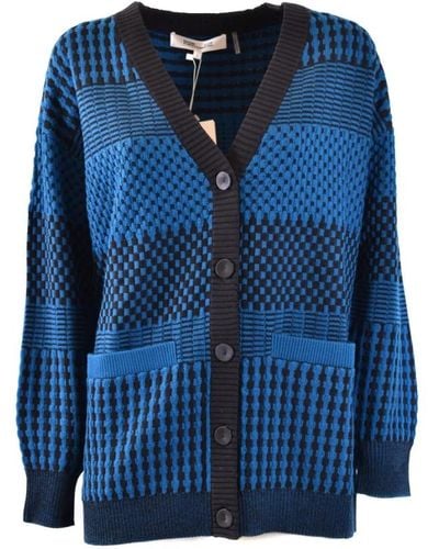 Diane von Furstenberg Stylische pullover - Blau