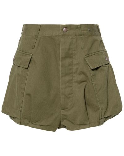 R13 Short Shorts - Green