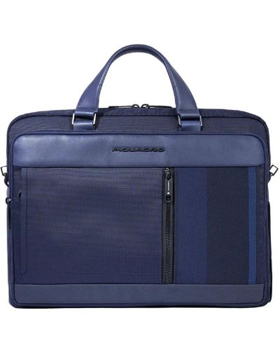 Piquadro Blaue handtasche arbeitsaktentasche anti-rfid