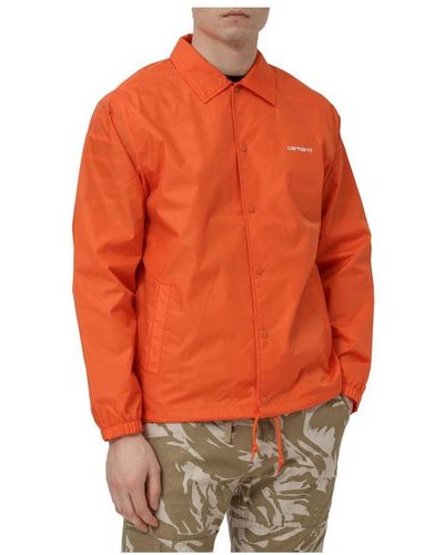 Carhartt Script coach jacket - Orange