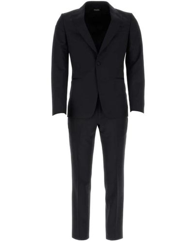 ZEGNA Suits > suit sets > single breasted suits - Noir