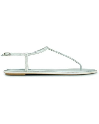 Rene Caovilla Flat sandals - Blanco