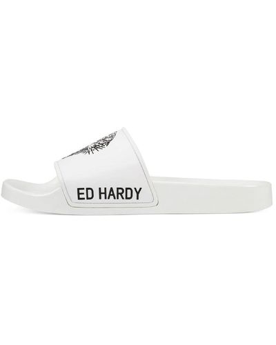 Ed Hardy Sandales - Blanc