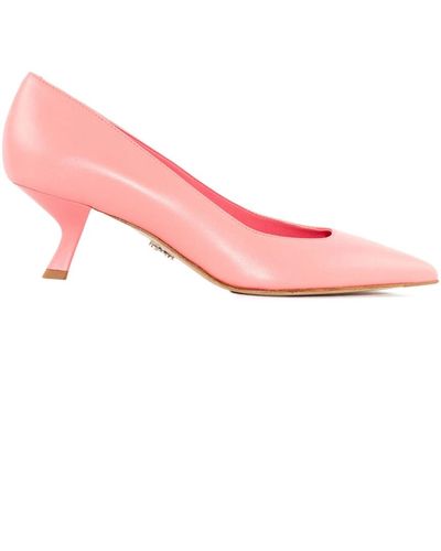 Sergio Levantesi Zapatos de tacón carmela de cuero rosa