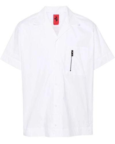 Ferrari Short Sleeve Shirts - White