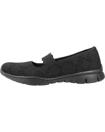 Skechers Flat sandals - Negro