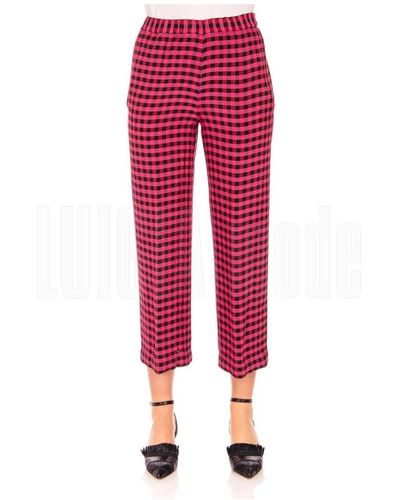 Aspesi Cropped Trousers - Red