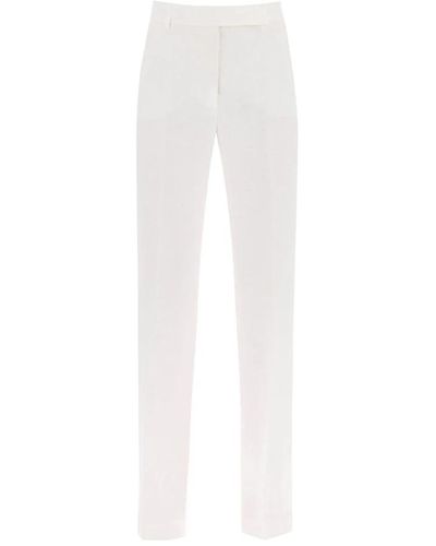 Hebe Studio Straight trousers - Weiß