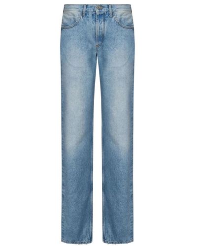 The Attico Jeans > straight jeans - Bleu