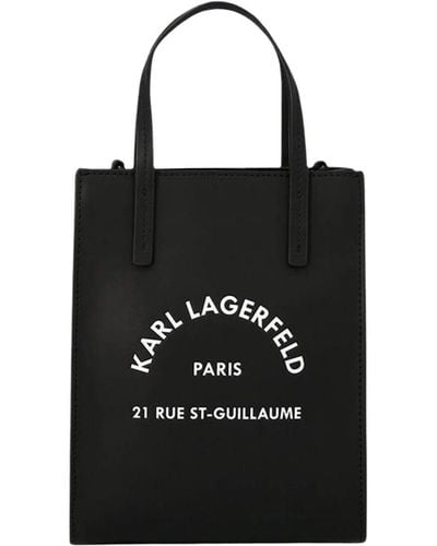 Karl Lagerfeld Tote Bags - Black