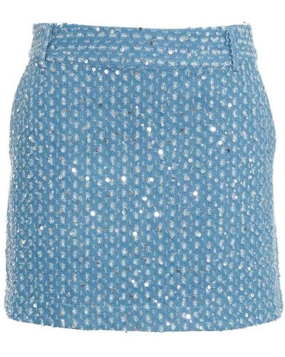 Second Female Short Skirts - Blue