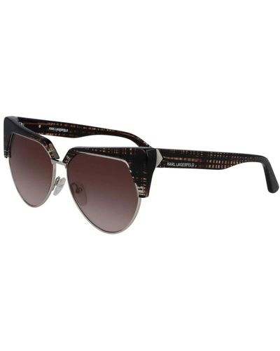 Karl Lagerfeld Mode sonnenbrille braun verlauf,stilvolle schwarze sonnenbrille