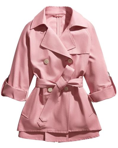 Fay Trench Coats - Pink
