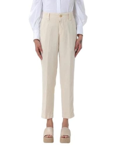 PT01 Cropped Trousers - Natural