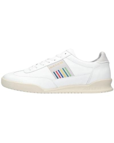 PS by Paul Smith Weiße leder low top sneakers