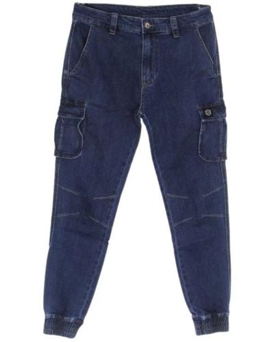 DOLLY NOIRE Slim-Fit Jeans - Blue