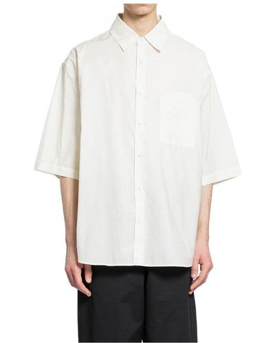 Lemaire Shirts > short sleeve shirts - Blanc