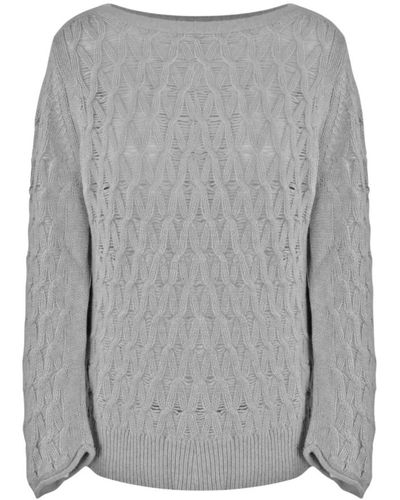 Malo Round-neck knitwear - Grau