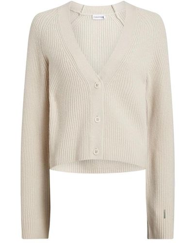 Calvin Klein Knitwear > cardigans - Blanc