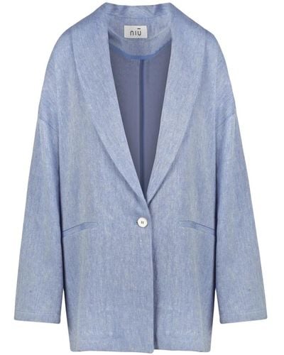 Niu Jackets > blazers - Bleu
