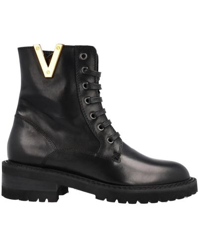 Via Roma 15 Shoes > boots > lace-up boots - Noir