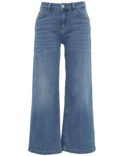 Liu Jo Jeans > cropped jeans - Bleu