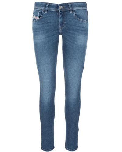 DIESEL 2018 Slandy-Low Skinny Jeans - Blau