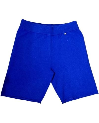 Extreme Cashmere Primär blaue jogging shorts