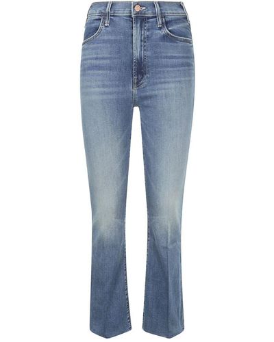 Mother Jeans > cropped jeans - Bleu