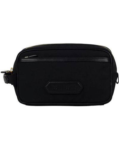 Tom Ford Beauty case leather nylon small - Nero