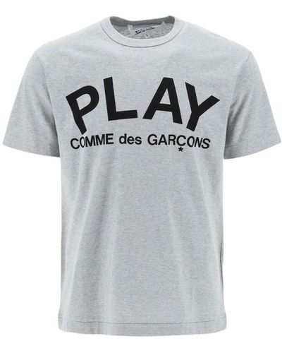 COMME DES GARÇONS PLAY Sweatshirt t-shirt kombination - Grau