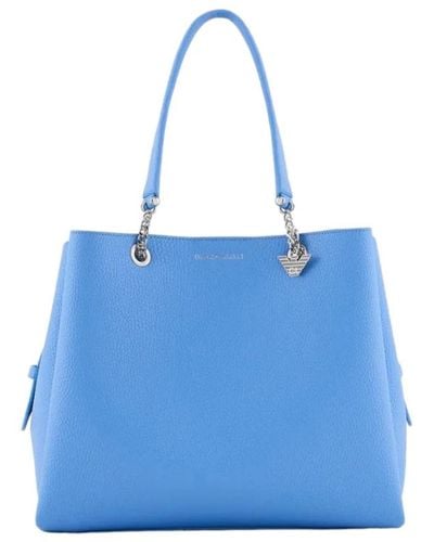 Emporio Armani Tote Bags - Blue