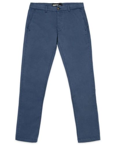 Munich Pantaloni casual chino loop - Blu