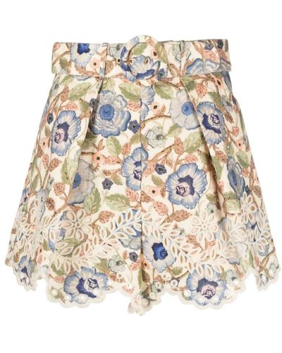 Zimmermann Short Skirts - Natural