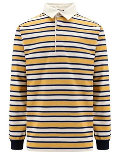 Gucci Striped Cotton Polo Shirt - Multicolor