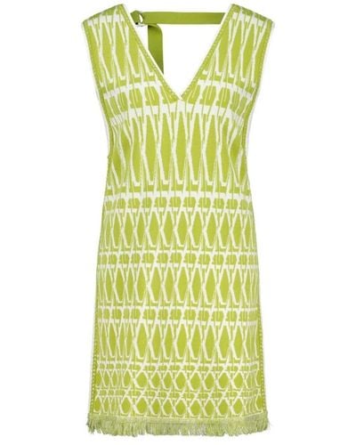 Diane von Furstenberg Short Dresses - Yellow