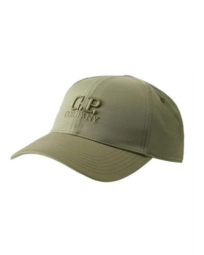 C.P. Company Verstellbare logo panel kappe - Grün