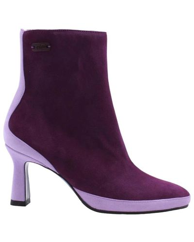 Floris Van Bommel Heeled Boots - Purple