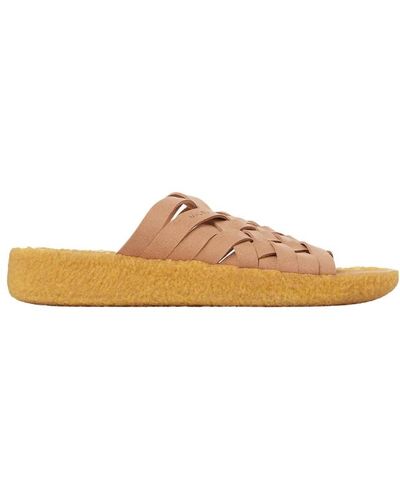 Malibu Sandals Shoes > flip flops & sliders > sliders - Marron