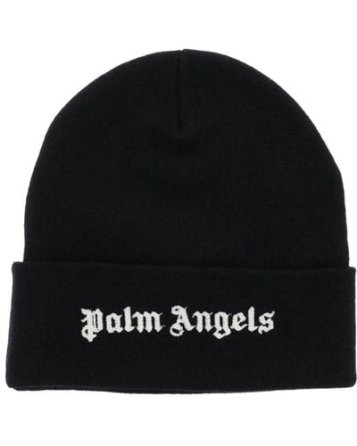 Palm Angels Beanies - Black