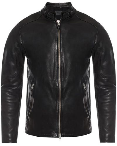 AllSaints 'cora' leather jacket - Nero